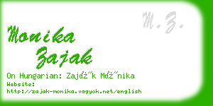 monika zajak business card